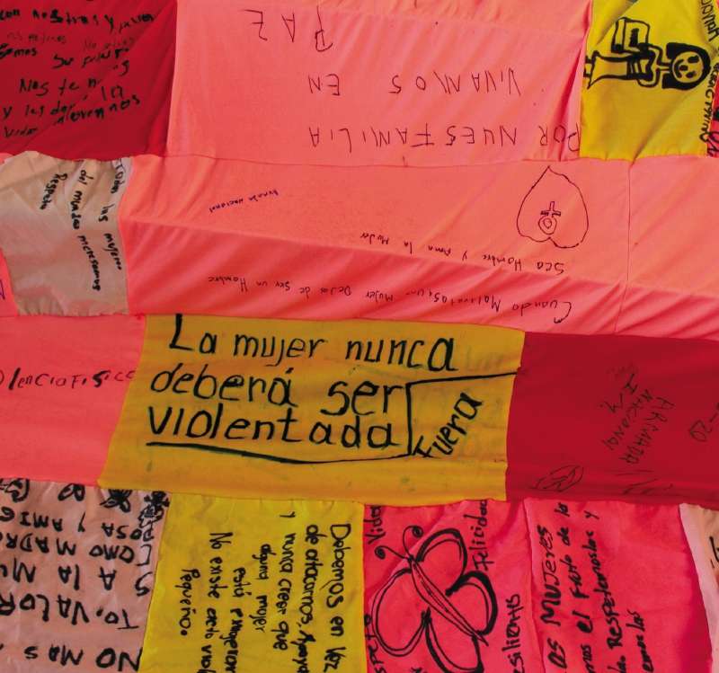 La colcha es una construcción colectiva en proceso de la que participarán mujeres de Guapi, Timbiquí y López de Micay. / María Camila Ramírez