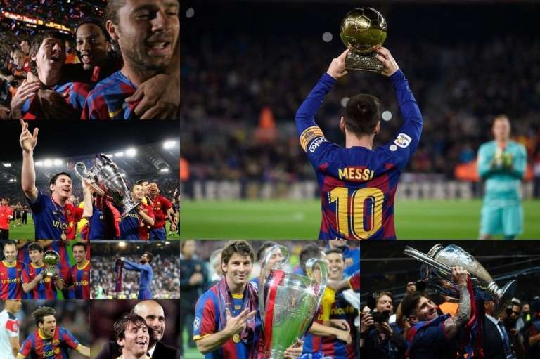 Miles de imágenes componen la historia de Lionel Messi en Barcelona. Son tantas que ningún resumen lo abarca todo. El argentino cambió para siempre la historia del club catalán. Parecía que este día jamás llegaría, pero ya es necesario repasar las mejores imágenes de Lionel Messi, uno de los mejores de la historia, en su casa, el Fútbol Club Barcelona.