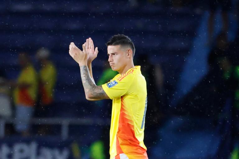 James Rodríguez, el máximo goleador histórico de Colombia en las Eliminatorias