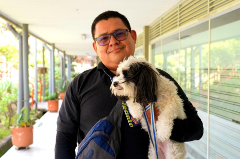 “No se separaba de mí”: el perrito que salvó la vida de un instructor del SENA