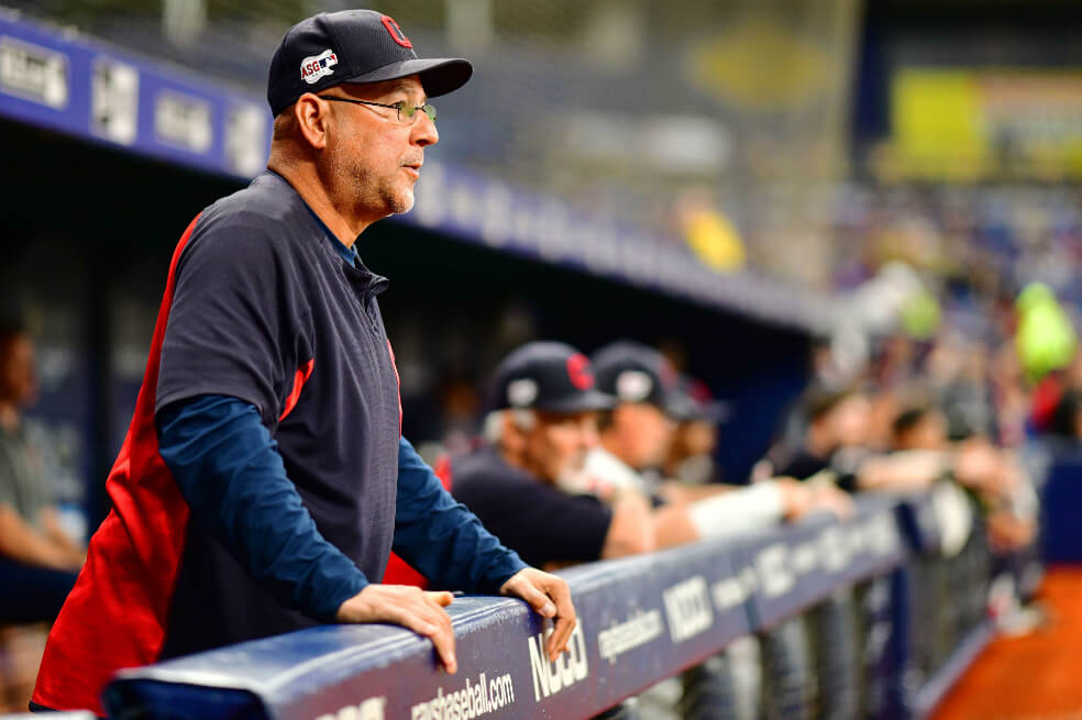 Terry Francona, manager de los Indios de Cleveland. / AFP