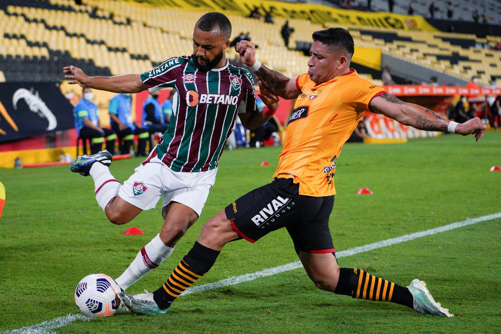 Barcelona y Fluminense se enfrentaron por los cuartos de final de la Copa Libertadores