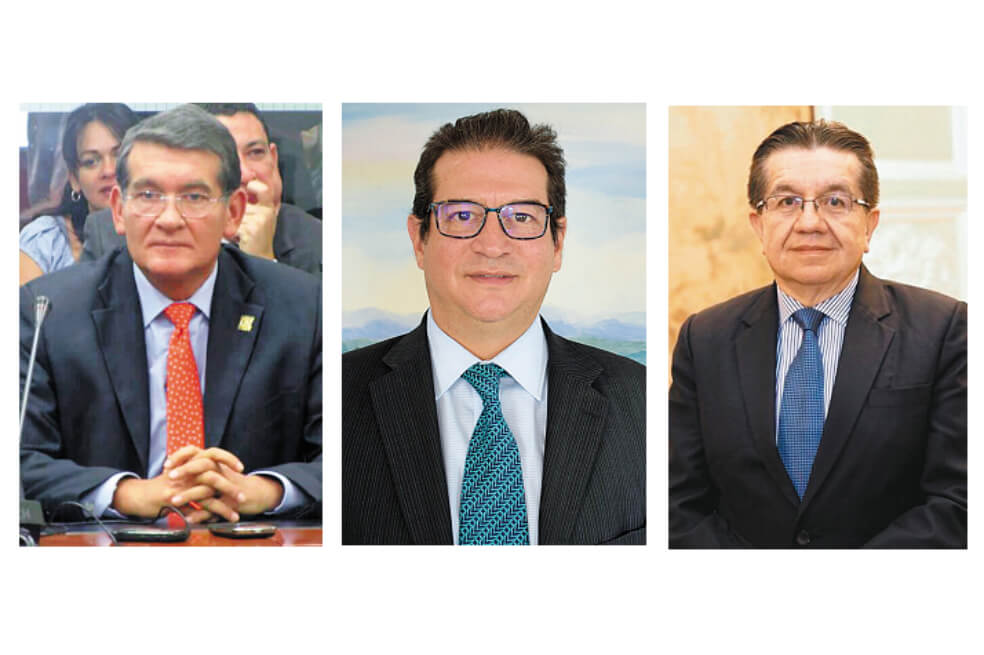 Los nuevos ministros de Trabajo, Agricultura y Salud, respectivamente. / Archivo - Cortesía Fiduagraria