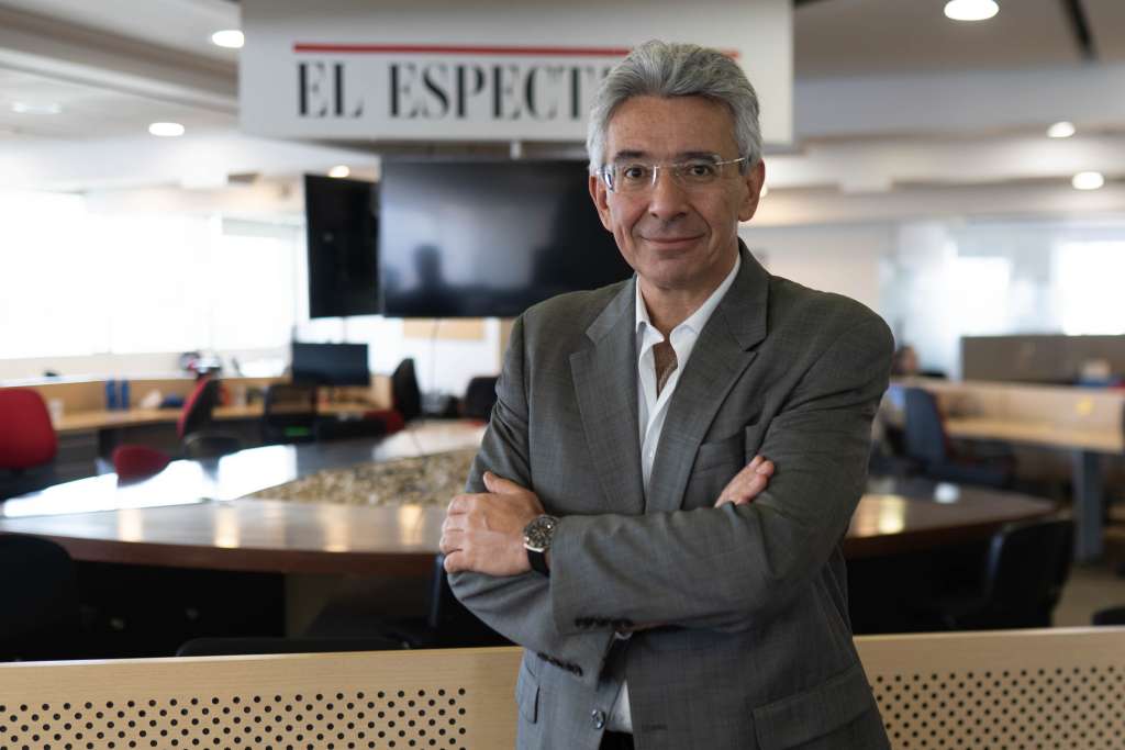 Enrique Gómez, cabeza de lista de Salvación Nacional al Senado.