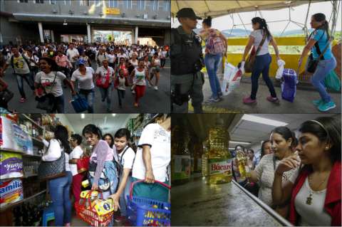 La maratónica jornada de compras de los venezolanos en Cúcuta