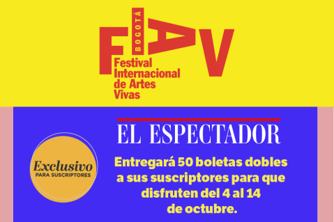 El Espectador entrega 50 boletas dobles a sus suscriptores para el FIAV Bogotá