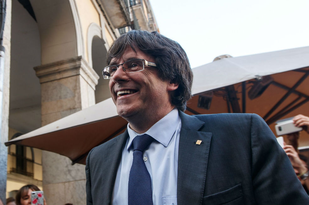 Carles Puigdemont, expresidente de Cataluña. / AFP