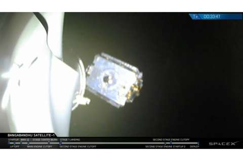 SpaceX lanza su cohete Falcon 9 más potente