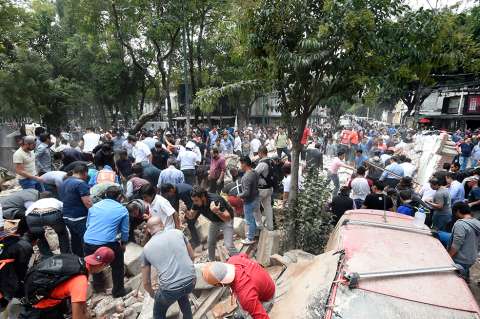 Aumentan las víctimas fatales por terremoto de México