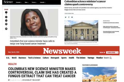Ministra de Ciencia, una polémica más allá de Colombia
