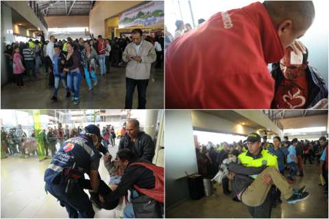 Caos en el primer día de la feria de vivienda en Bogotá
