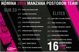 El Manzana Postobón Team entregó nómina para disputar el 2016