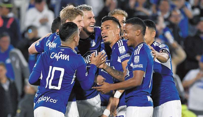Millonarios está en el puesto 12 posición de la tabla de la Liga BetPlay, con dos puntos y dos partidos jugados.