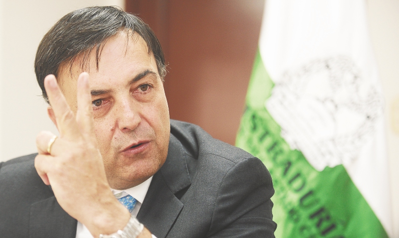 El registrador Juan Carlos Galindo dijo que habrá garantías plenas de transparencia en las elecciones presidenciales de mañana. / Cristian Garavito - El Espectador