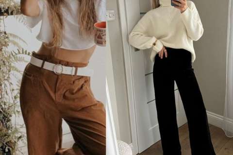 ¿Cómo usar pantalones anchos cuando eres bajita? Te damos las claves