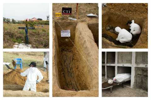 En busca de desaparecidos en La Macarena