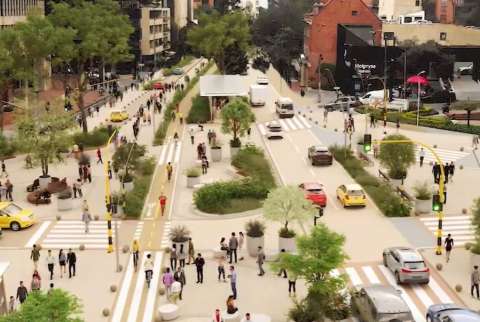 Firman contratos para construcción del Corredor Verde de la séptima, esto dijo el IDU