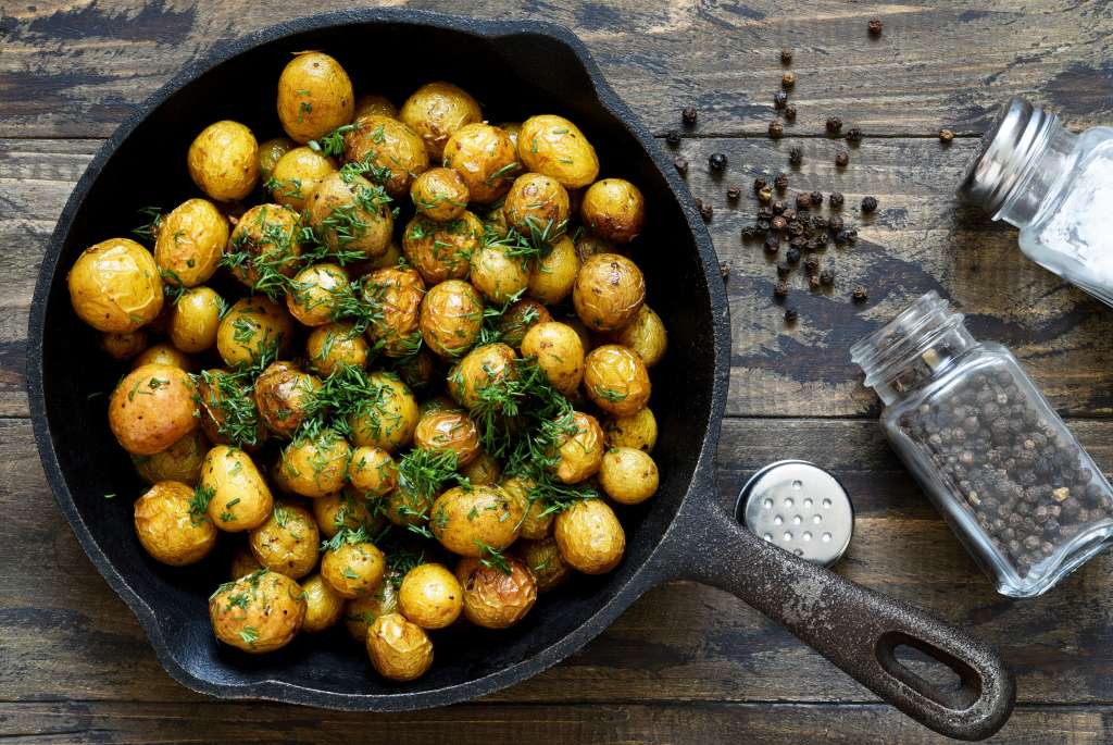 Papas al ajillo