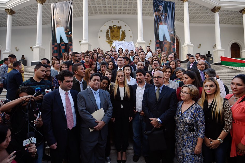 El Parlamento de Venezuela. / AFP