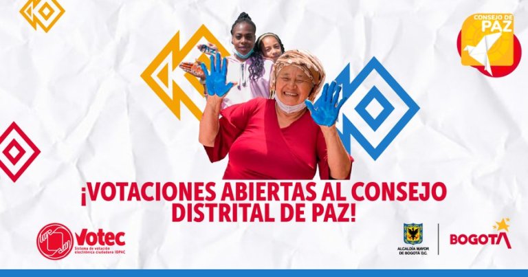 Están abiertas las votaciones para elegir al Consejo Distrital de Paz en Bogotá