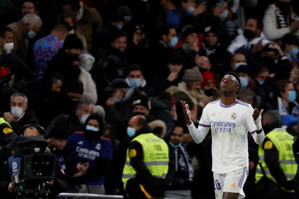 Vinicius Jr, figura en la victoria 2-1 de Real Madrid sobre Sevilla.