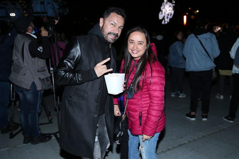Andrés Lopez, Sandra Raigozo.