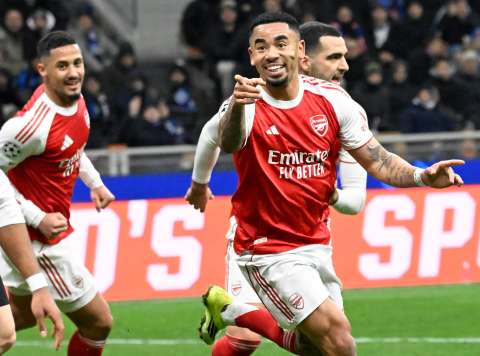 Arsenal asaltó Italia y venció 3-1 a Inter de Milán por UEFA Champions League