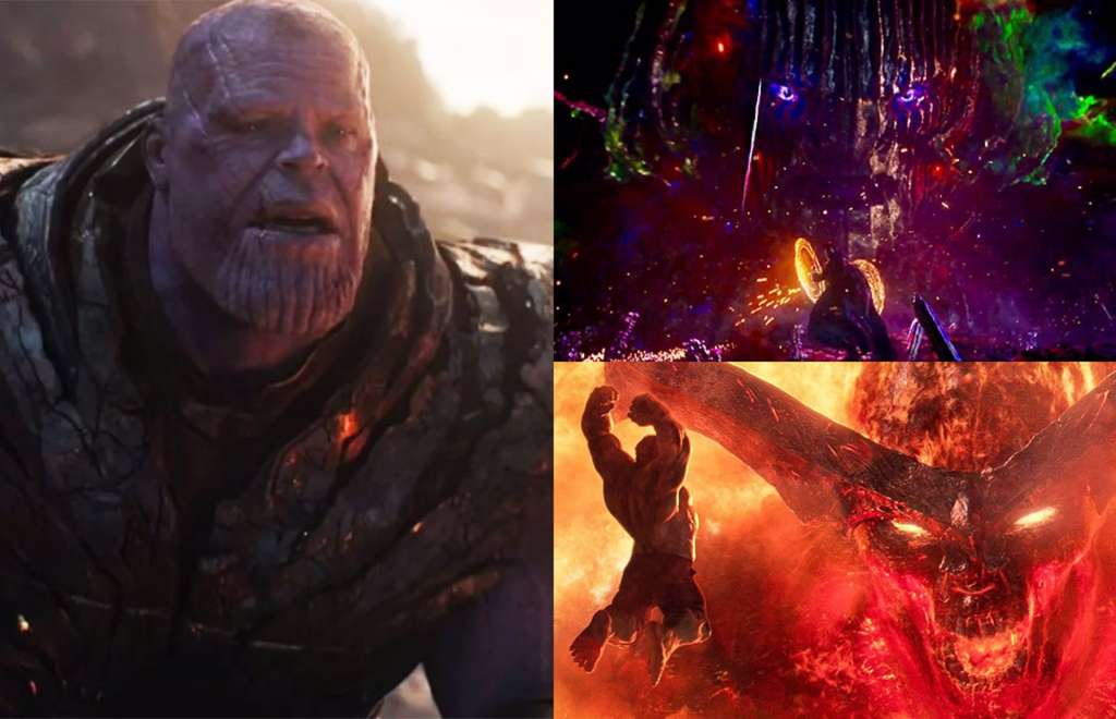 Thanos y otros villanos de Marvel