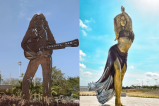 Esta es la otra escultura de Shakira en Barranquilla que pocos recuerdan