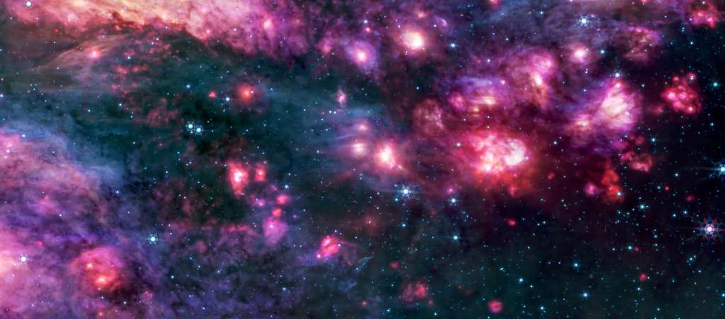 La imagen fue lograda con uno de los instrumentos de observación del James Webb, logrando un detalle sin precedentes sobre esta región de formación de estrellas.