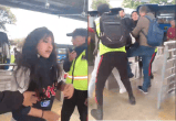 Funcionaria de Transmilenio se peleó con mujer que evadió el pago del pasaje