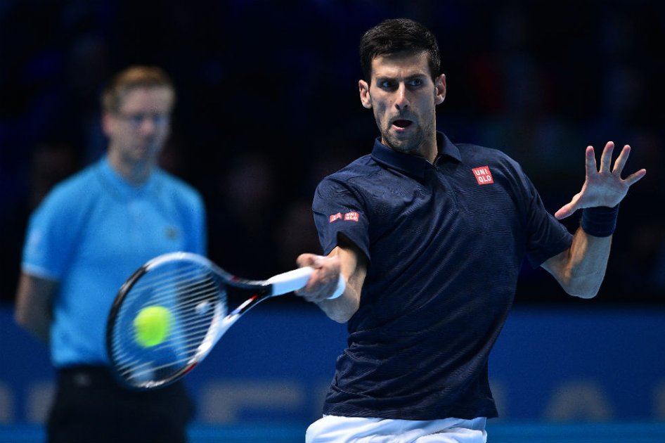 Novak Djokovic venció a Raonic. Foto: AFP