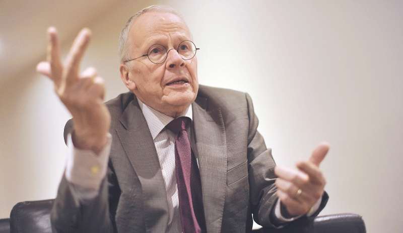 El comisionado alemán para el proceso de paz en Colombia, Tom Koenigs. / Gustavo Torrijos - El Espectador