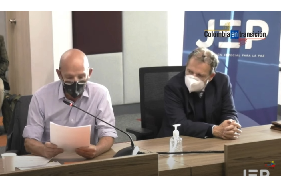 Carlos Antonio Lozada compareció este martes ante la Jurisdicción Especial para la Paz (JEP) por el caso de Álvaro Gómez Hurtado y otros cinco homicidios.
