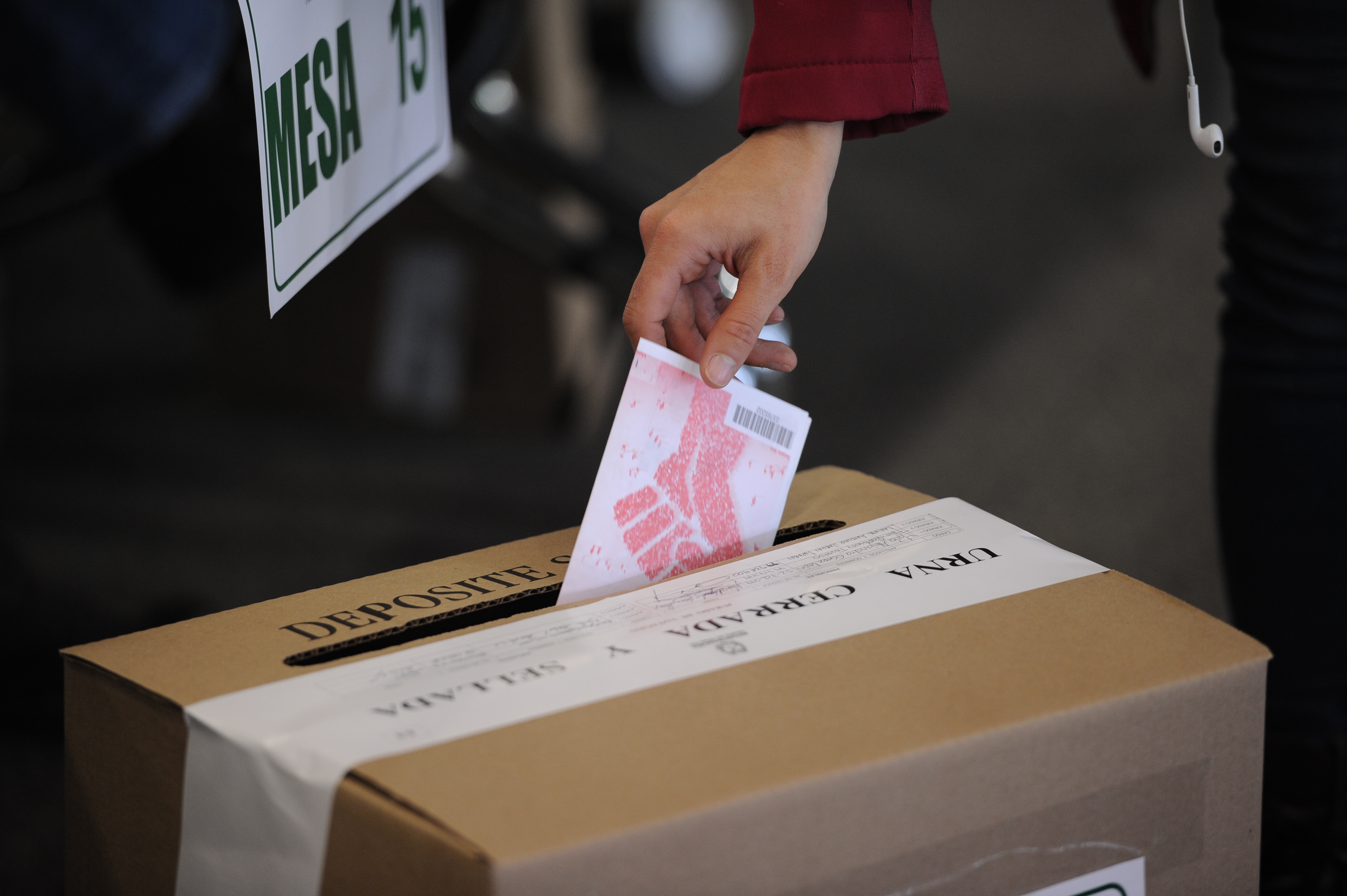 Votación de la consulta del partido liberal, para elegir candidato a la presidencia 2018.