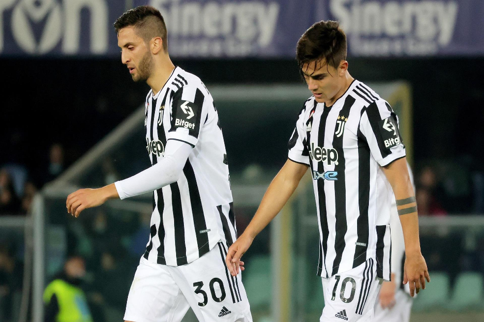 Juventus perdió 2-1 con Hellas Verona en el campeonato italiano.