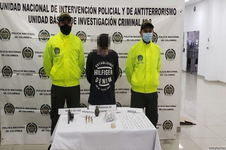 Capturan a “Aldemar”, quien comercializaba drogas en la localidad de Usaquén