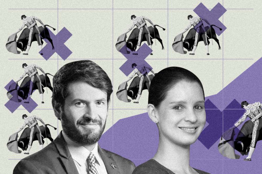 Juan Carlos Losada, representante liberal, y Andrea Padilla, senadora de la Alianza Verde.