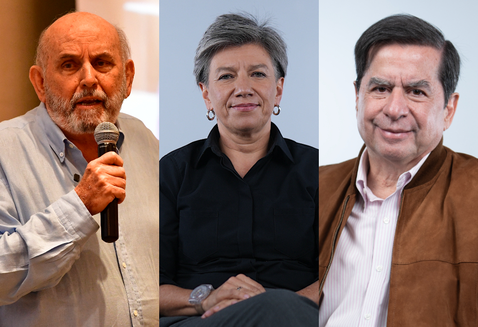 Maurice Armitage, Claudia López y Juan Fernando Cristo conversaron sobre la posibilidad de una tercera consulta en marzo que agrupe al centro.