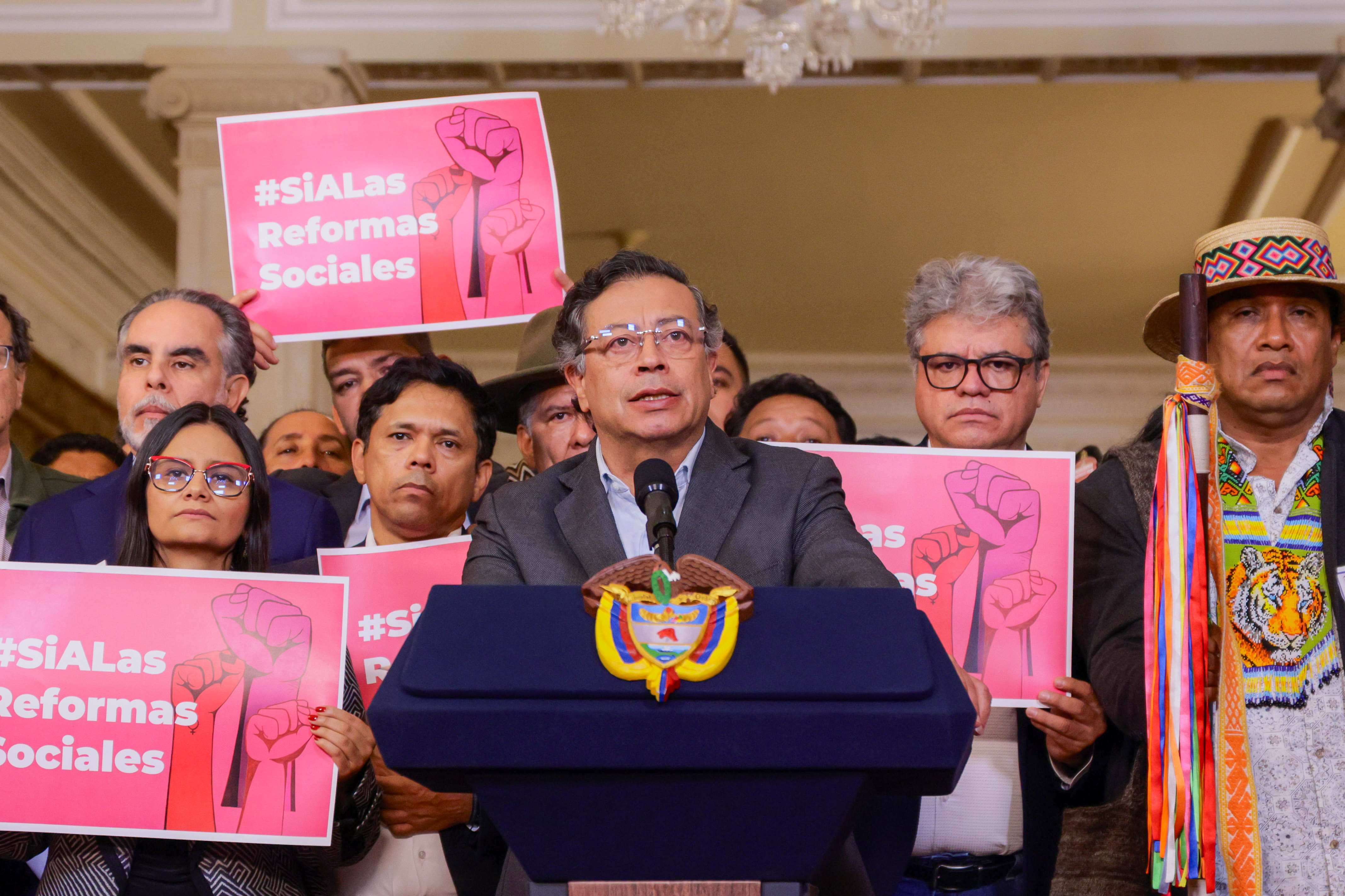 Presidente Gustavo Petro llamó a consulta popular para las reformas sociales.