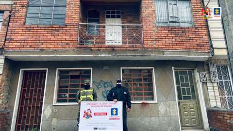 Extinción de dominio a bienes de uniformados de la Policía por tráfico de drogas