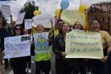 Trabajadores de Viva Air protestan en el aeropuerto El Dorado