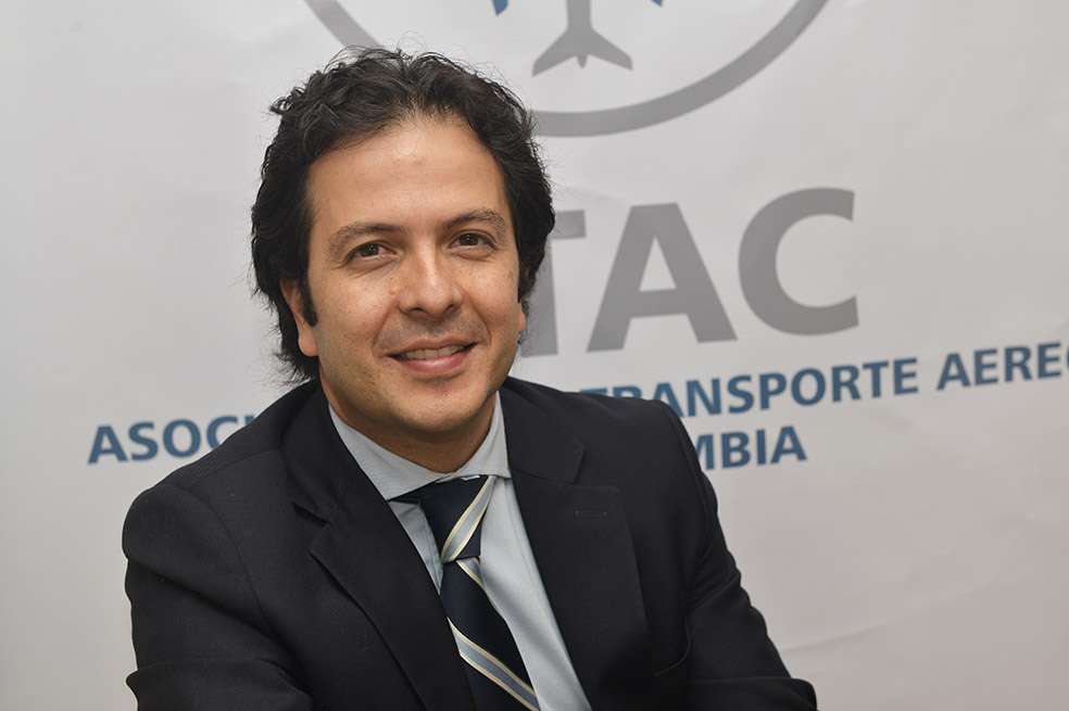 Gilberto Salcedo, presidente Asociación del Transporte Aéreo en Colombia. Cortesía