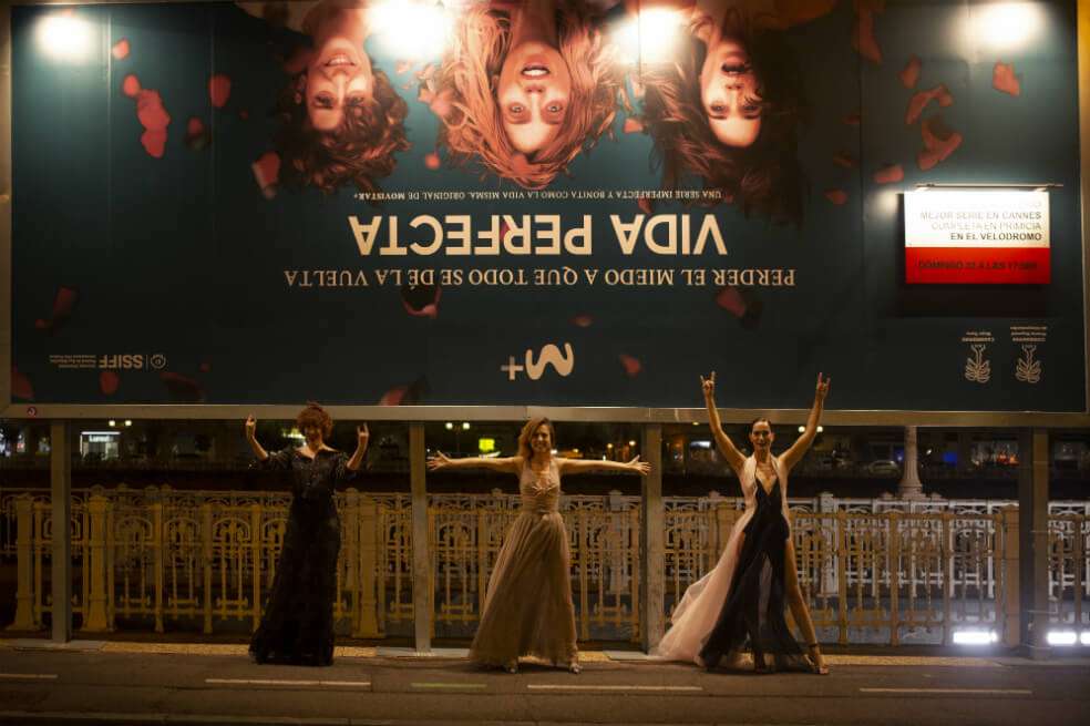 Aixa Villagrán, Leticia Dolera y Celia Freijeiro desempeñan los roles principales en la serie "Vida Perfecta". / Cortesía Movistar