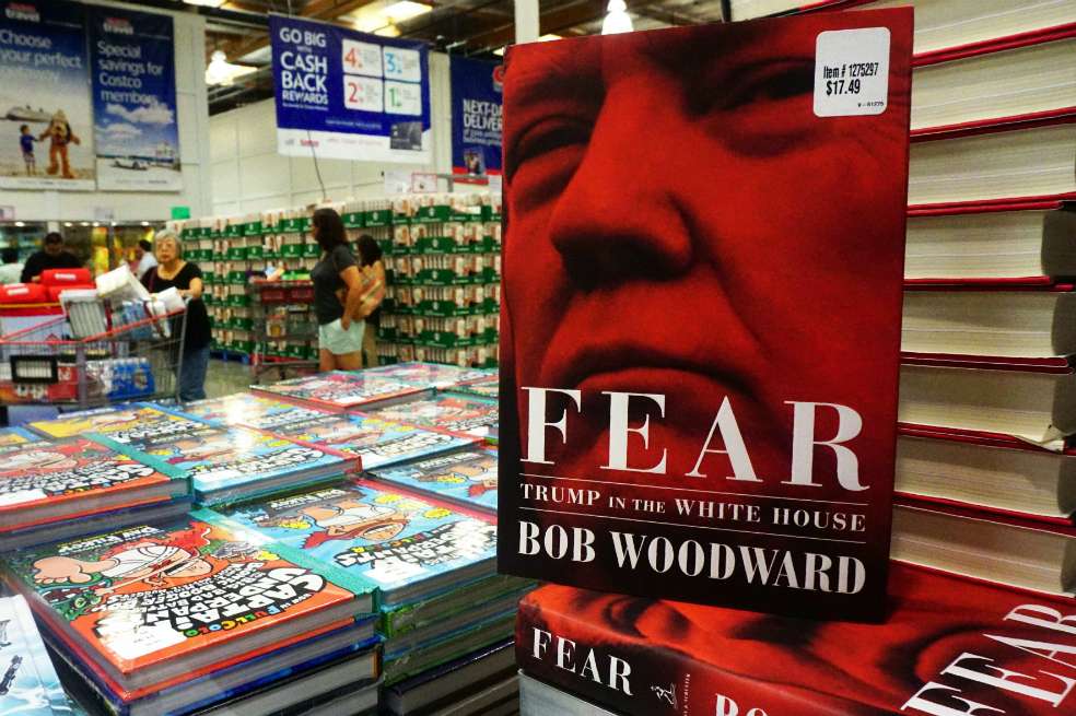 "Miedo", de Bob Woodward, han superado los cinco millones copias en total. / AFP