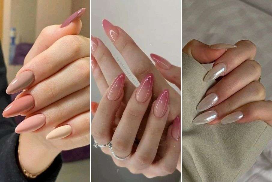 Las uñas almendradas, este estilo de manicura, caracterizado por una forma que recuerda a la silueta de una almendra,