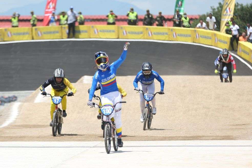 Mariana Pajón, oro en los bolivarianos.