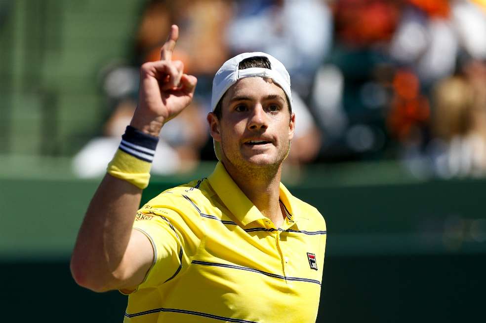 John Isner, campeón del Miami Open 2018. / AFP