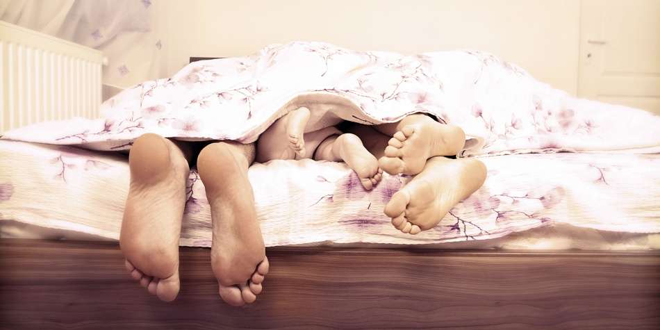 ¿Cama para tres?
