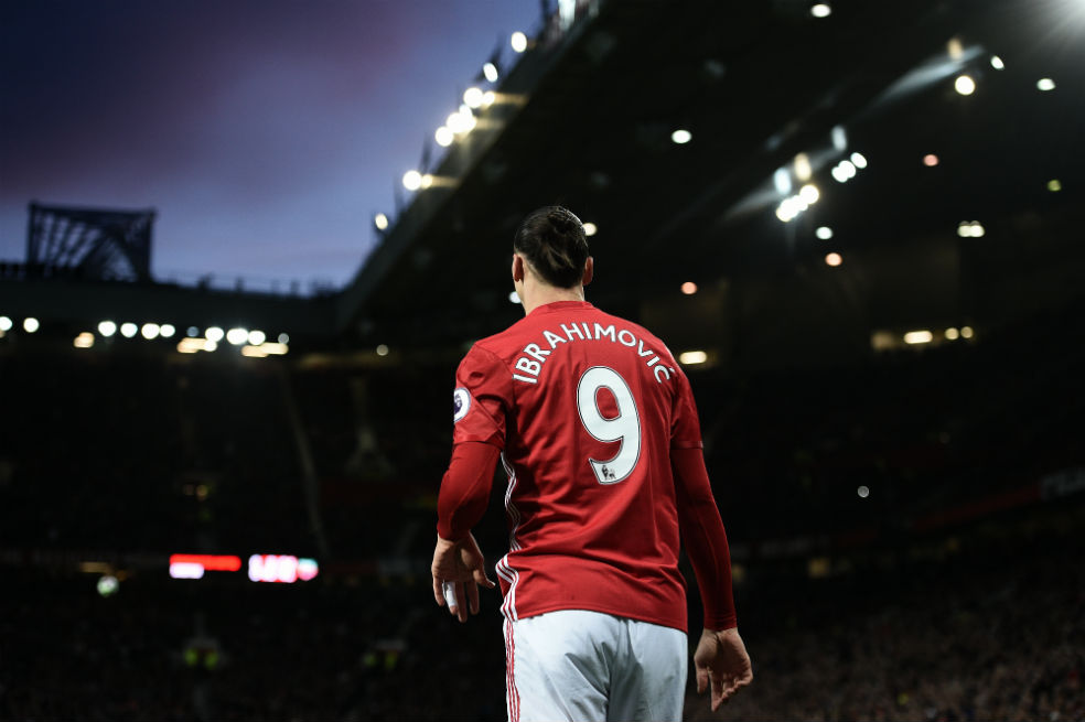Zlatan Ibrahimovic, delantero del Manchester United / AFP